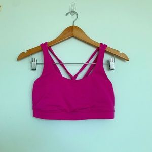 Lululemon Pink Sports Bra Size 6